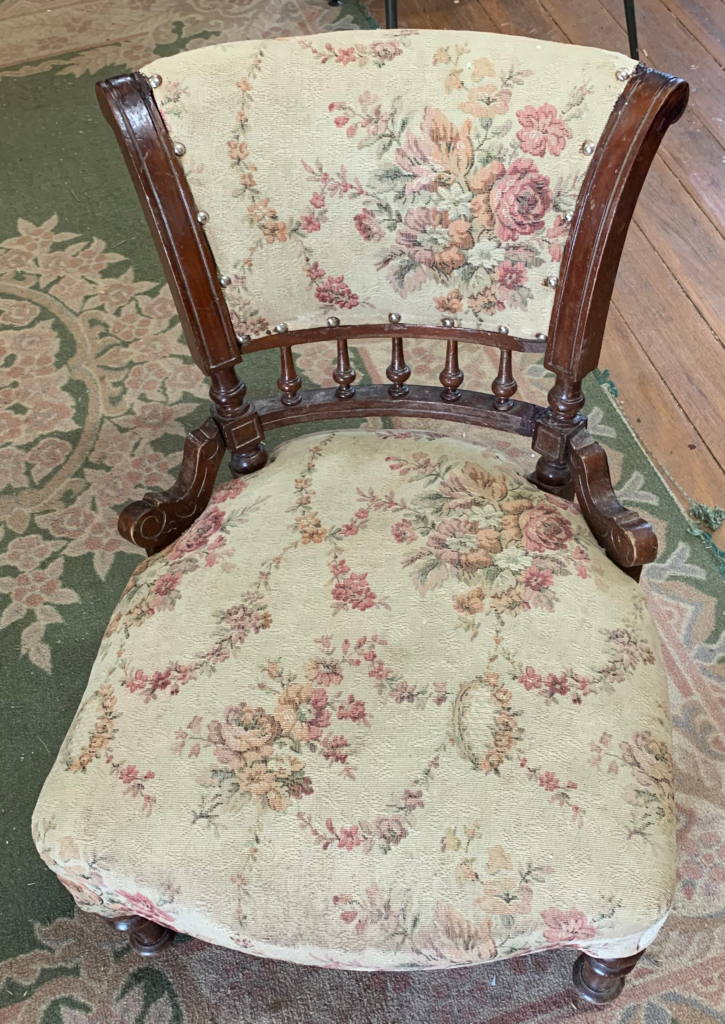 Restored antique chair