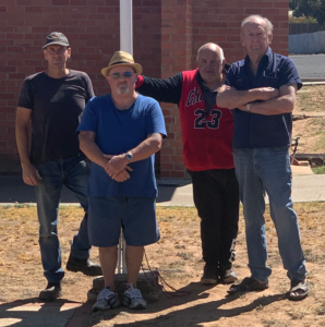 The Men of the Shed, early 2026.